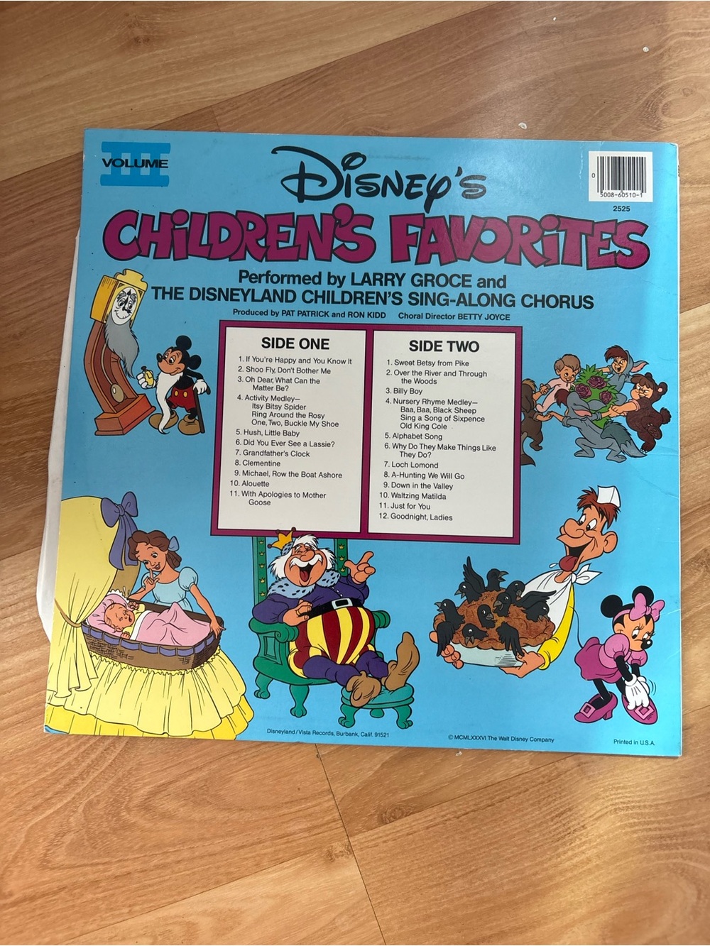 Vintage Disney Children's Favorites Vinyl Record Lot of 3 - Picture 7 of 8